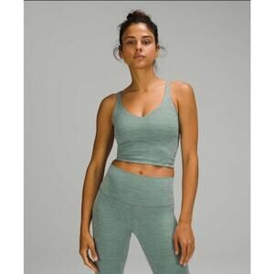 Lululemon Align Tank in Heathered Tidewater Teal
